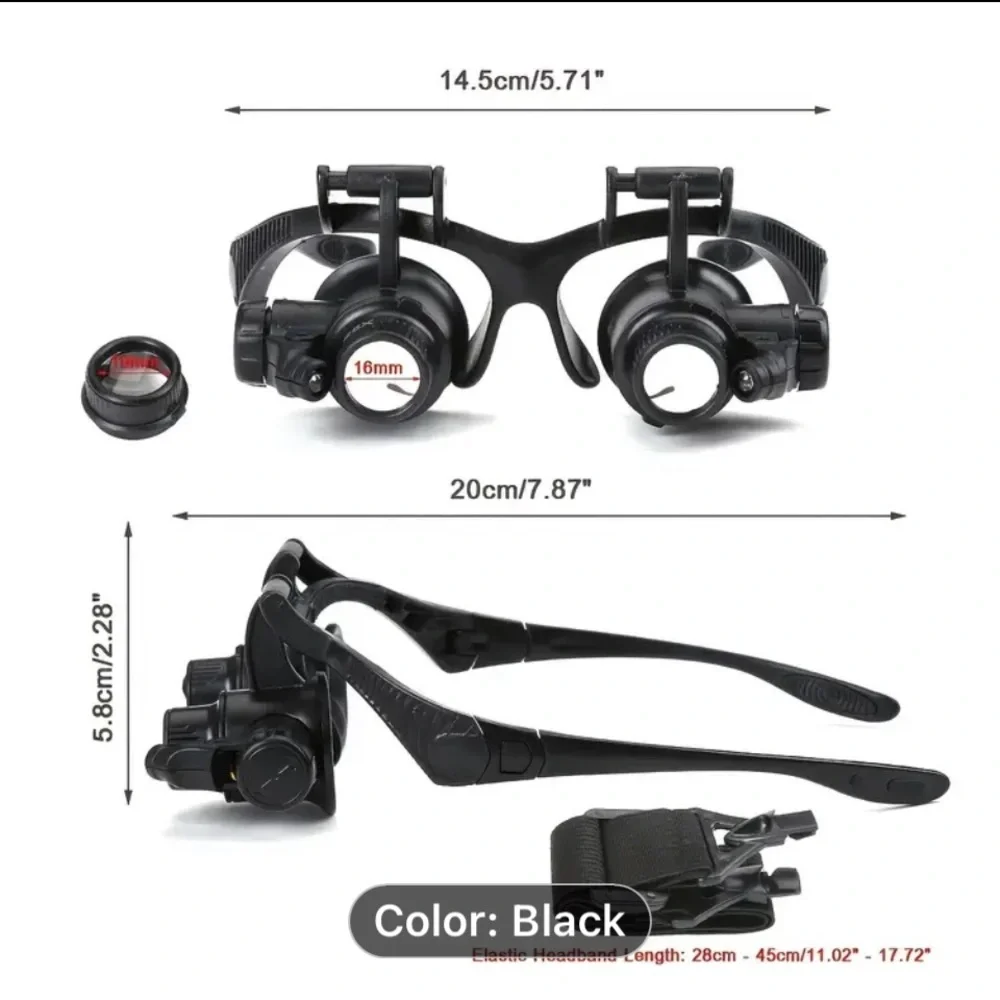Watch Repair Magnifier with LED - NWT